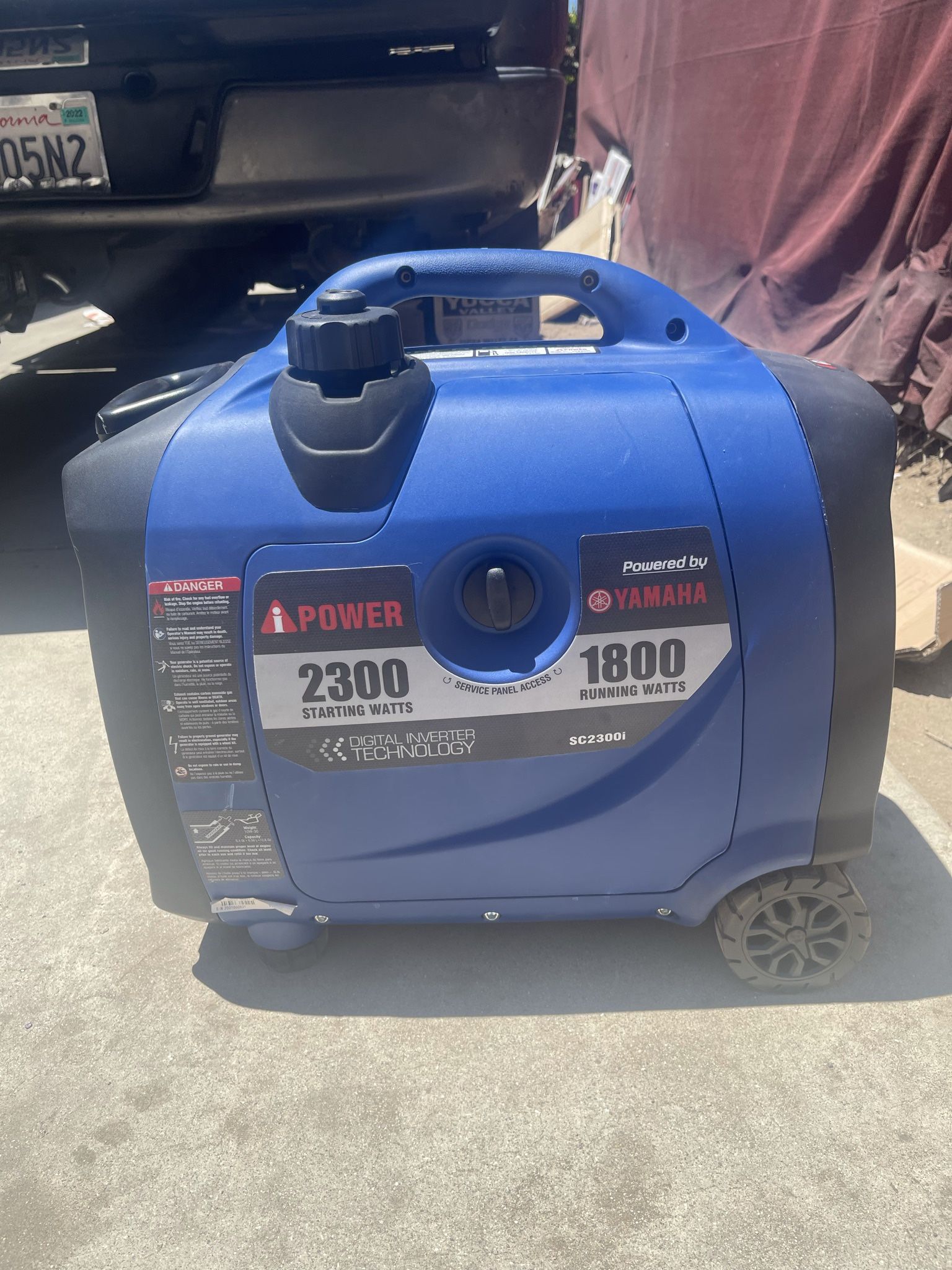 yamaha 2300 watt silent generator inverter for Sale in Pomona, CA OfferUp