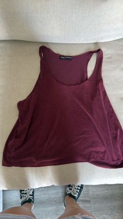 Brandy Melville velvet red tank