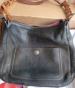 Leather black used Coach purse