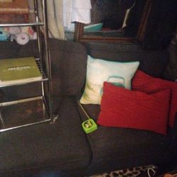 Small Navy Blue Couch 