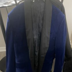 Velvet Blue And Black 