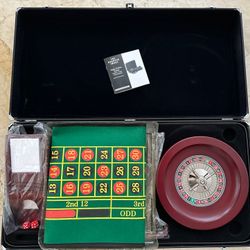 Sharper Image - “Vegas Casino Action” Poker Roulette, Texas Hold 'Em -BRAND NEW
