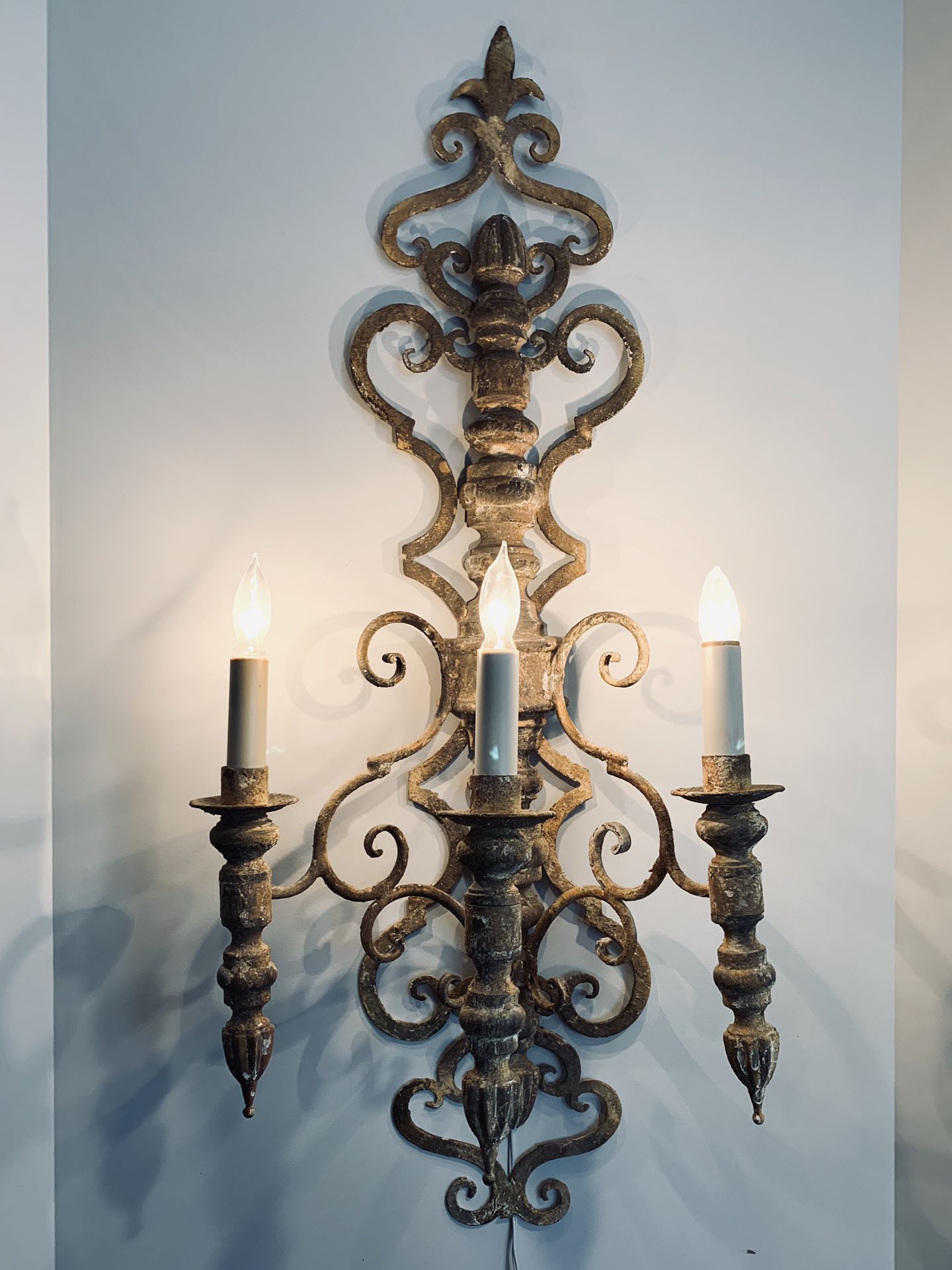 Antique wall sconce