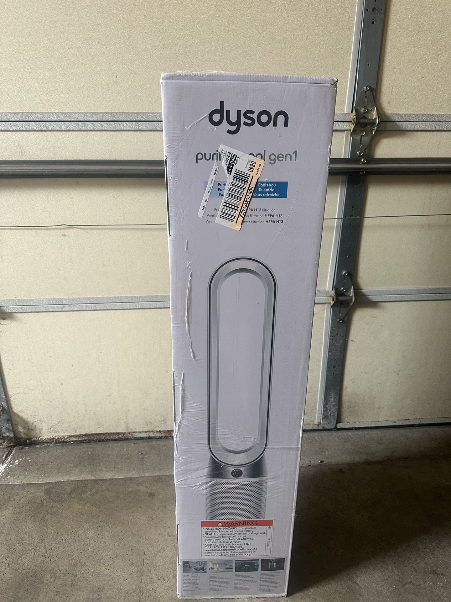 Dyson Purifier Cool Gen1 TP10: HEPA Air Purifier & Fan, 10 Settings