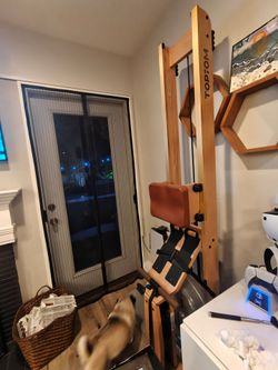 Topiom Wooden Water Rowing Machine