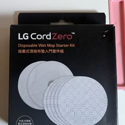 LG Cord Zero Disposable Wet Mop Refill Starter Kit NEW 