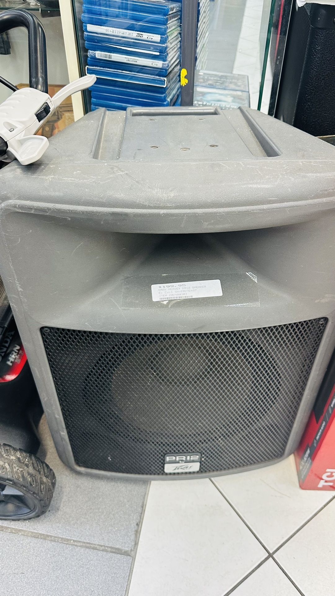 Peavey PR12 Loudspeaker 400W Program Impedance 80HMS Single Speaker
