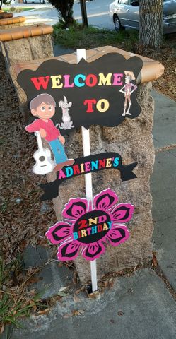 Welcome to my party sign