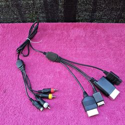 AV Universal TV Cables PS2/ PSONE/ Original Xbox/ GameCube/ Xbox 360/ SNES/ N64