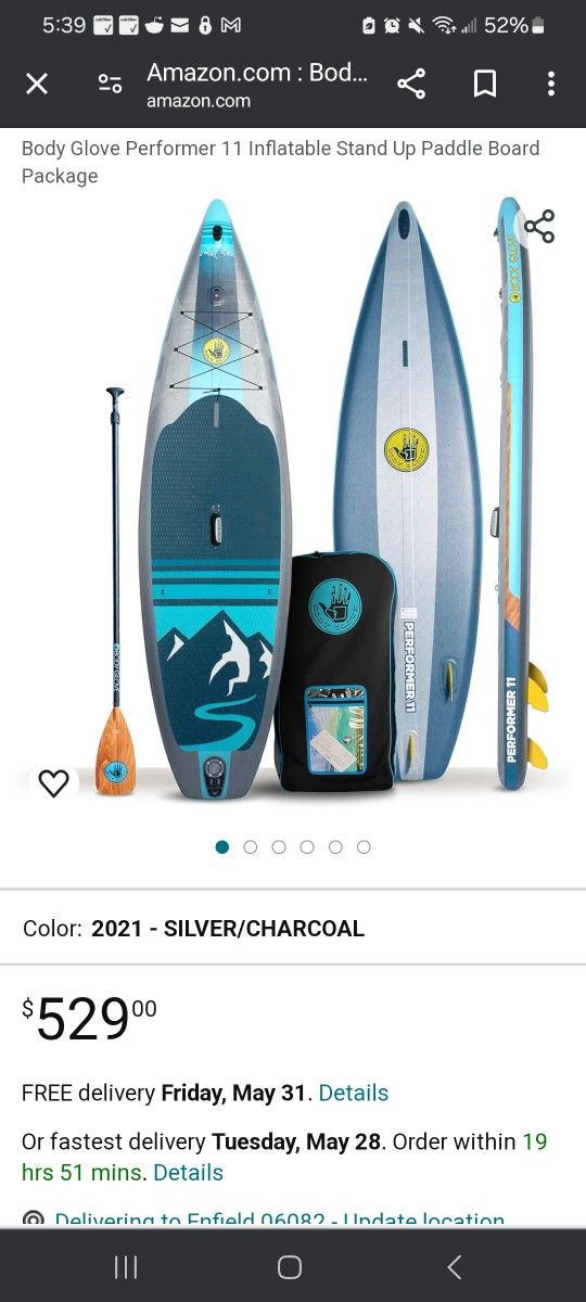Body Glove Preformer 11 Paddle Board NEW IN BOX