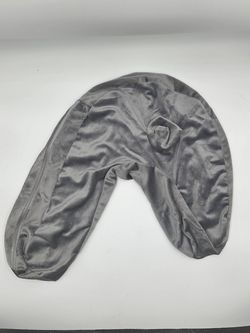 Side Sleeper Pillowcase Gray Replacement Cover Soft Velvet for 21.5x14" NEW