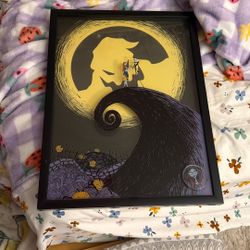The nightmare before Christmas Picture Frame