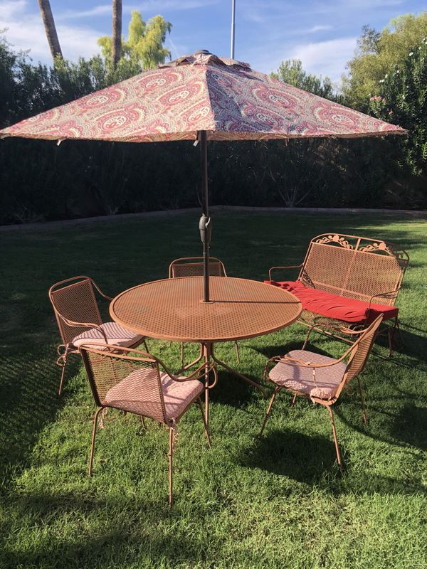 Patio Chairs And Table 75 Glider Umbrella 20 Or 150 For Patio Chairs And Table 75 Glider Umbrella 20 Or 150 For Everything In Tempe Az Offerup