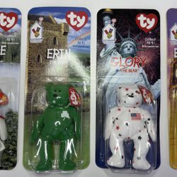 McDonalds TY Beanie Babies 1999 Collection Set  COLLECT ALL 4! DATE ERRORS 1993