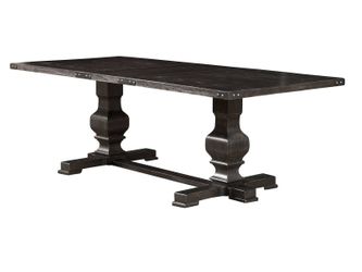 Morland Vintage Black Dining Table