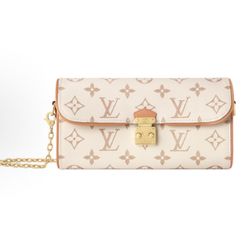 LOUIS VUITTON Pochette Camille Logo Print Monogram Dune Coated Canvas Crossbody Shoulder Bag Women's Fantasy Purple(off76)82