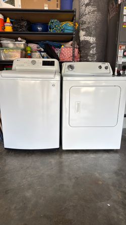 Top load LG washer & Whirlpool dryer