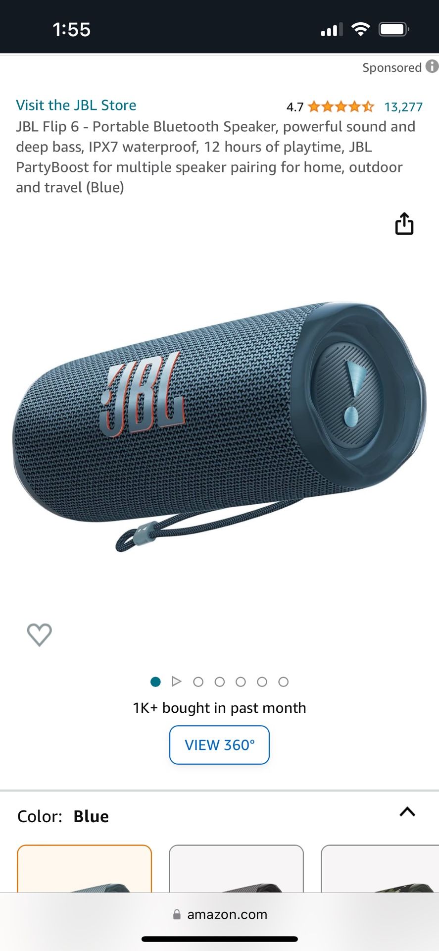 JBL Flip Water proof Speaker