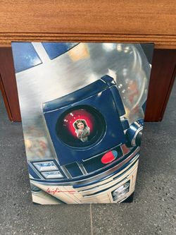 Star Wars R2-D2 Signed Limited Edition Canvas Print