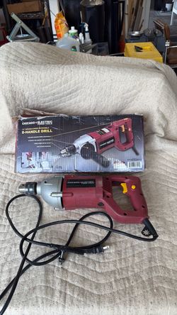Drill Chicago Electric 1/2" D-Handle Drill with Box