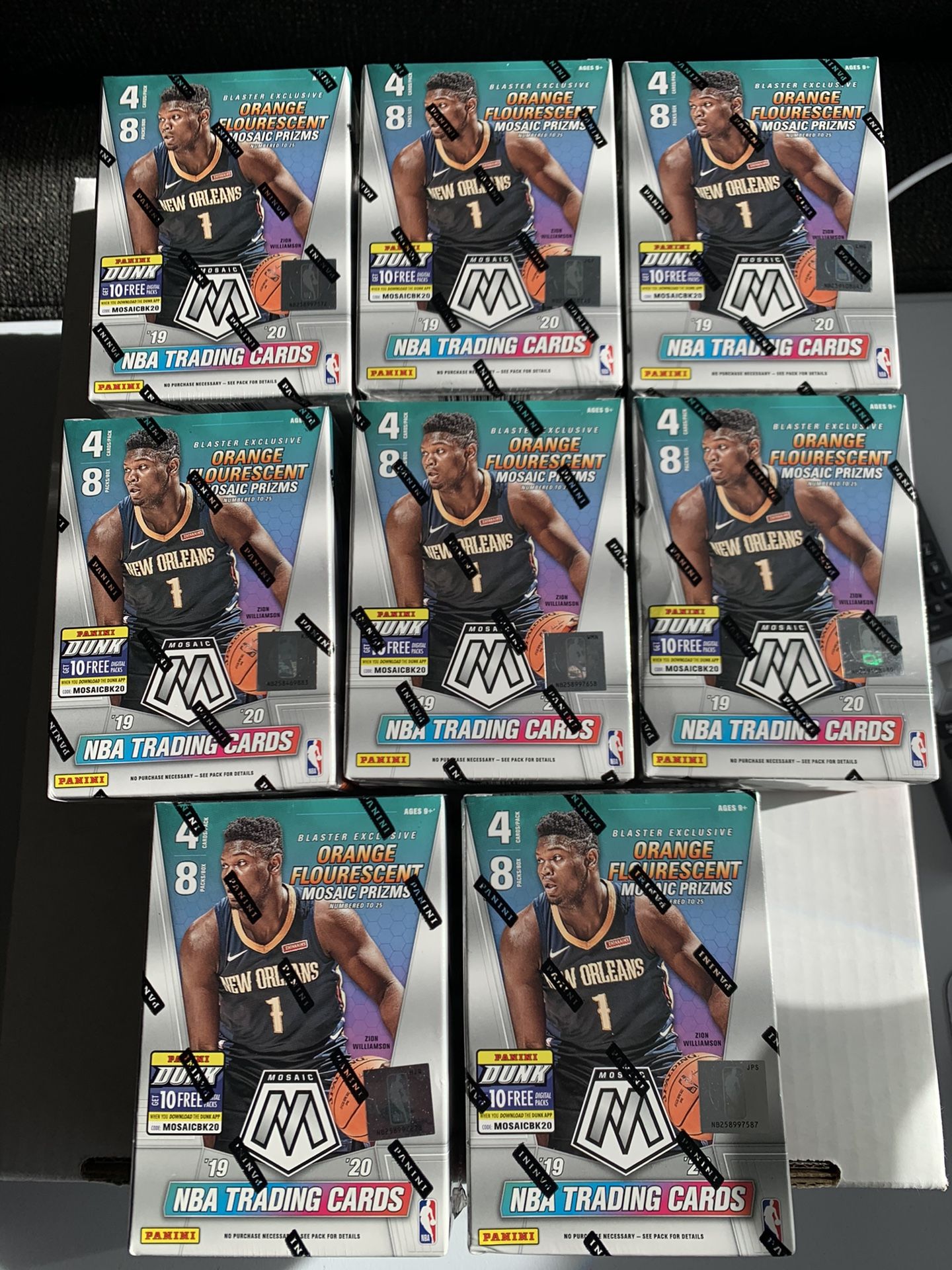 2019 Mosaic NBA Blasters. Brand New Factory Sealed.