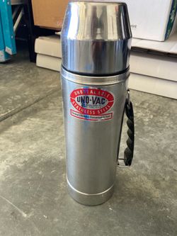 Travel stainless steel flask heavy duty