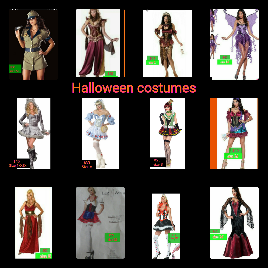 Halloween costumes