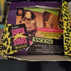 Pro Set Superstars Rock And Roll Trading Cards
