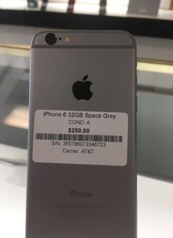 iPhone 6 32GB Space Gray AT&T