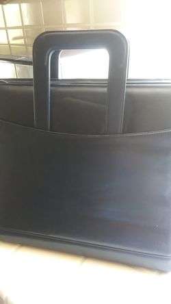 Leather briefcase. Clean and hardly used.