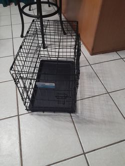 Small Crate Kennel Cage With Cover Thumbnail