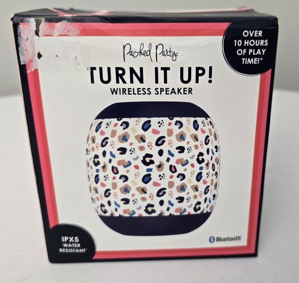 (Choose) Packed Party Turn It Up Bluetooth Wireless Portable Speaker NEW