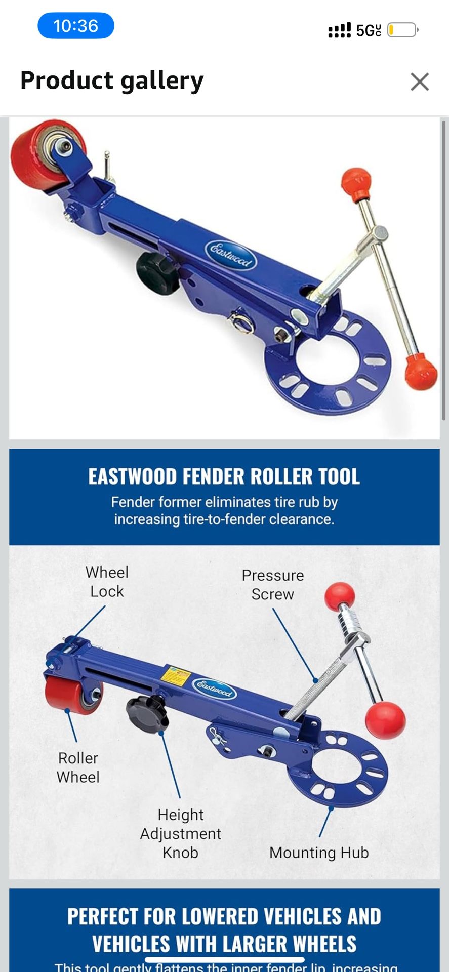Fender Roller Tool. Pro-Grade Fender Rolling & Arching Mechanism