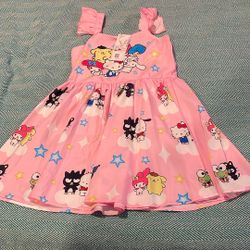Toddler Girls Dresses Kids Summer Clothes Ruffle Sleeve Back Dress Baby Party Sundress 