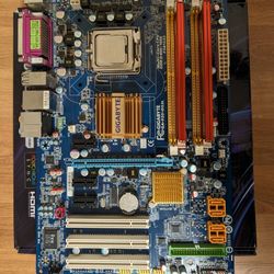 Gigabyte GA-P35-DS3L 775 Motherboard, Q6600, 4GB DDR2, And AMD 7850 GPU  Retro Vintage Gaming  PC Computer