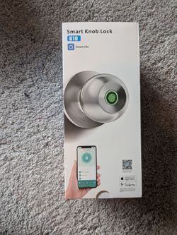 Finger print door knob