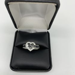925 Sterling Silver heart rings 