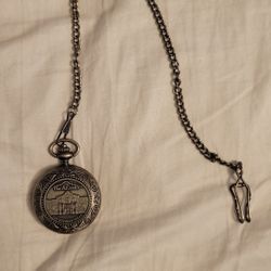 Alamo Pocket Watch – Classic Style (Needs New Battery)