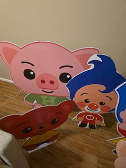 Plim plim character cut outs/ decoration para fiesta Plim Plim