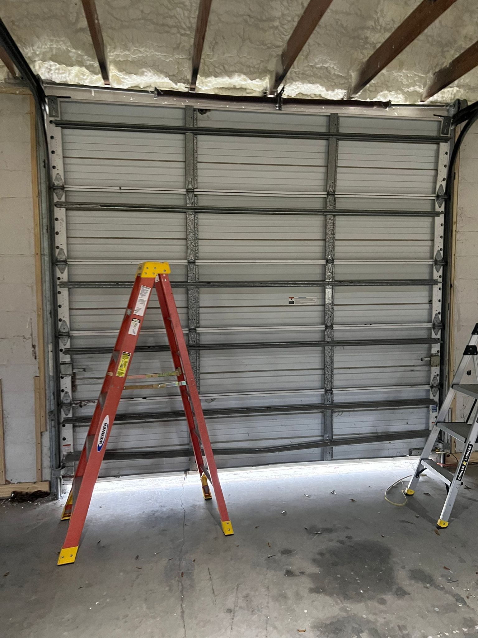 Overhead Garage Door Spring Adjustment Replace And Parts 