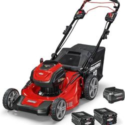 60V Battery Electric Lawn Mower With Two Batteries 