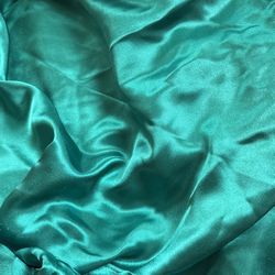 2 Green /Hunter, Green Satin Curtains (10ftx88in)Great For Weddings And Parties