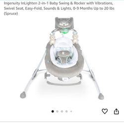 Baby 2 In 1 Baby Swing And Rocker 