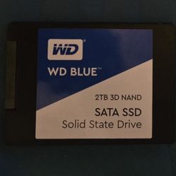 WD Blue 2TB Sata SSD