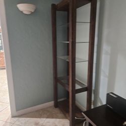 Wood And Glass Shelves 