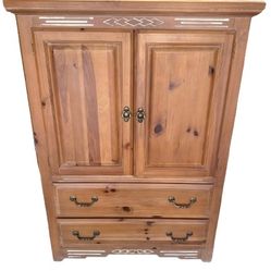 Solid Wood Armoire / Storage Cabinet- $250 