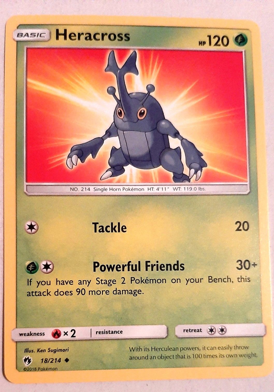 Pokemon Card Heracross