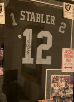 Stabler Jersey  Signed 