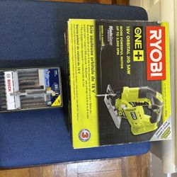 RYOBI One 18V Orbital Jig Saw And Bosch Jig Saw Blades