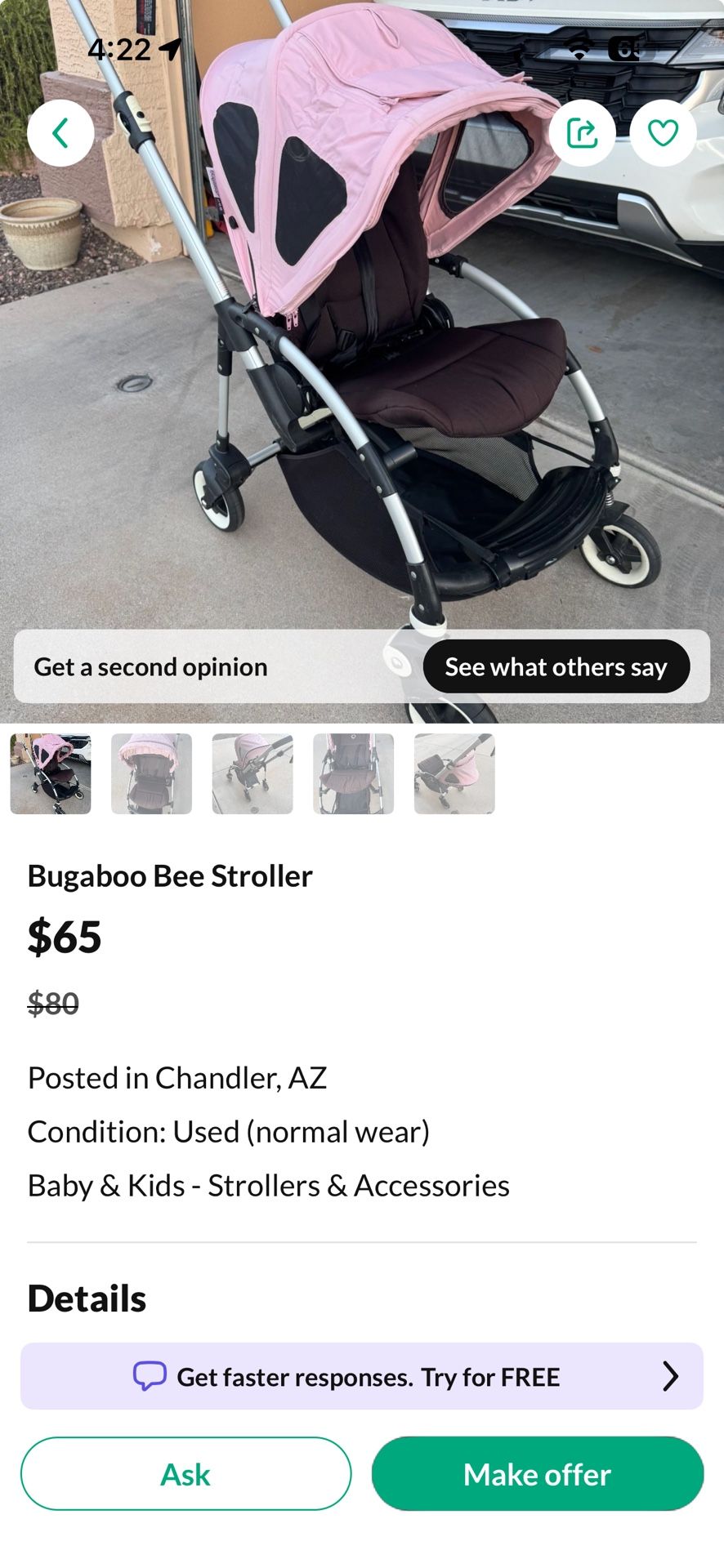 Bugaboo Stroller (bee)